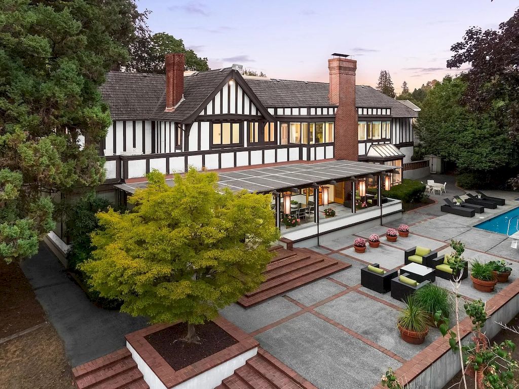 The Elegant Tudor Mansion in Vancouver is a magnificent property now available for sale. This home is located at 1250 W 54th Ave, Vancouver, BC V6P 1N1, Canada