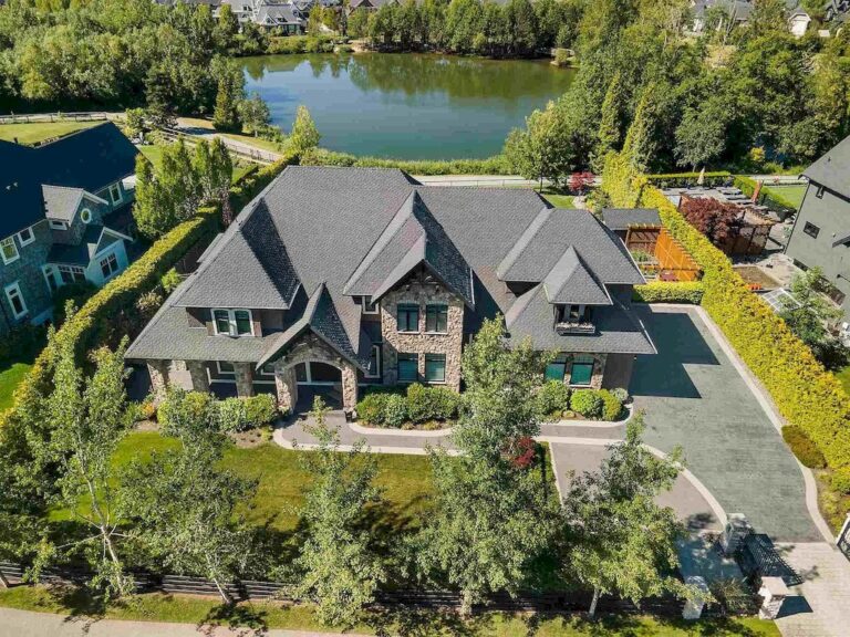European Country Style Home in Langley with Casual Elegance for Sale at C$3,875,000