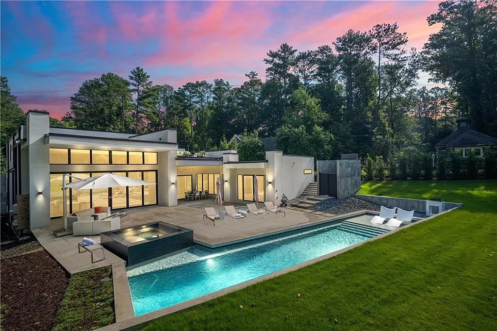 The Extraordinary Modern Residence in Atlanta is a dream home now available for sale. This home is located at 1085 Ferncliff Rd NE, Atlanta, Georgia