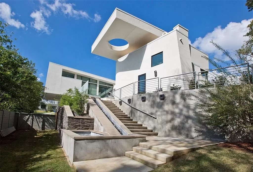 The Iconic Modern House in Atlanta is a one-of-a-kind home now available for sale. This home is located at 937 Berkshire Rd NE, Atlanta, Georgia
