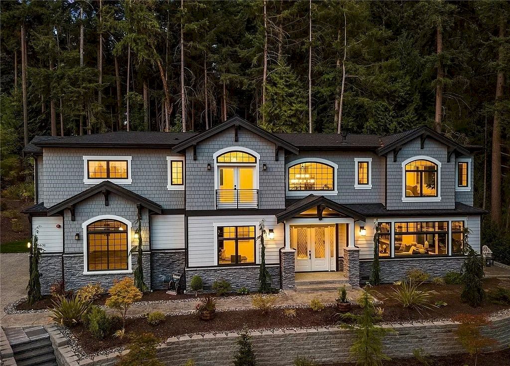 The Hollywood Hill Estate is a stunning brand new construction view home available for sale. This home is located at 15631 NE 167th Pl, Woodinville, Washington