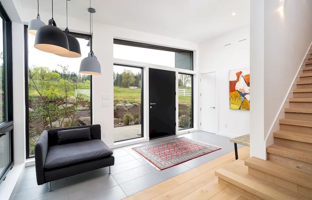 The Astonishing Modern Home in Oregon was crafted using the highest quality materials & attention to detail now available for sale. This home is located at 10676 NW Valley Vista Rd, Hillsboro, Oregon