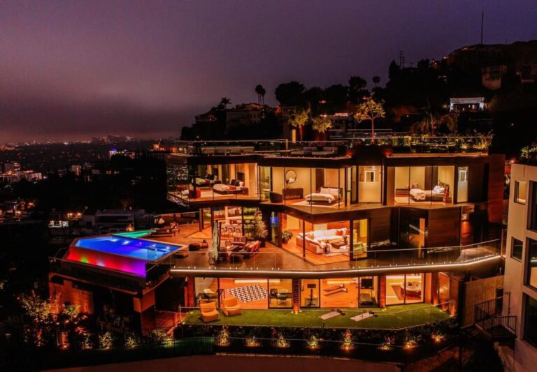 This $33,333,333 Hollywood Hills Home is Truly Architectural Gem and Engineering Masterpiece