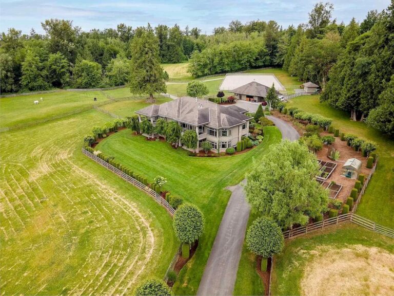 This C$10,500,000 Magical Langley Estate “Firlea Acres” Features Rolling Pastures and Abundance of Nature