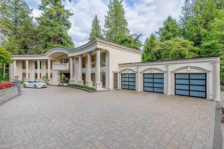 This C$14,280,000 West Vancouver Estate is a Refreshing Blend of European inspired Architecture and Beverly Hills Flair