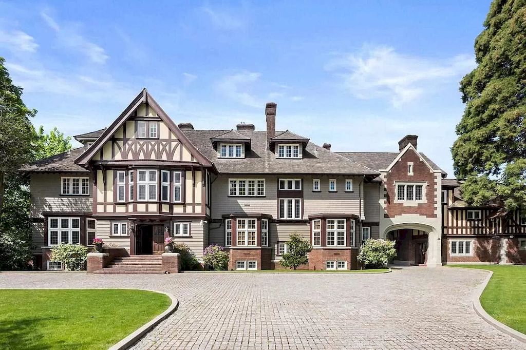 The Tudor Revival Mansion in Vancouver is a magnificent home now available for sale. This home is located at 3689 Selkirk St, Vancouver, BC V6H 2Y9, Canada