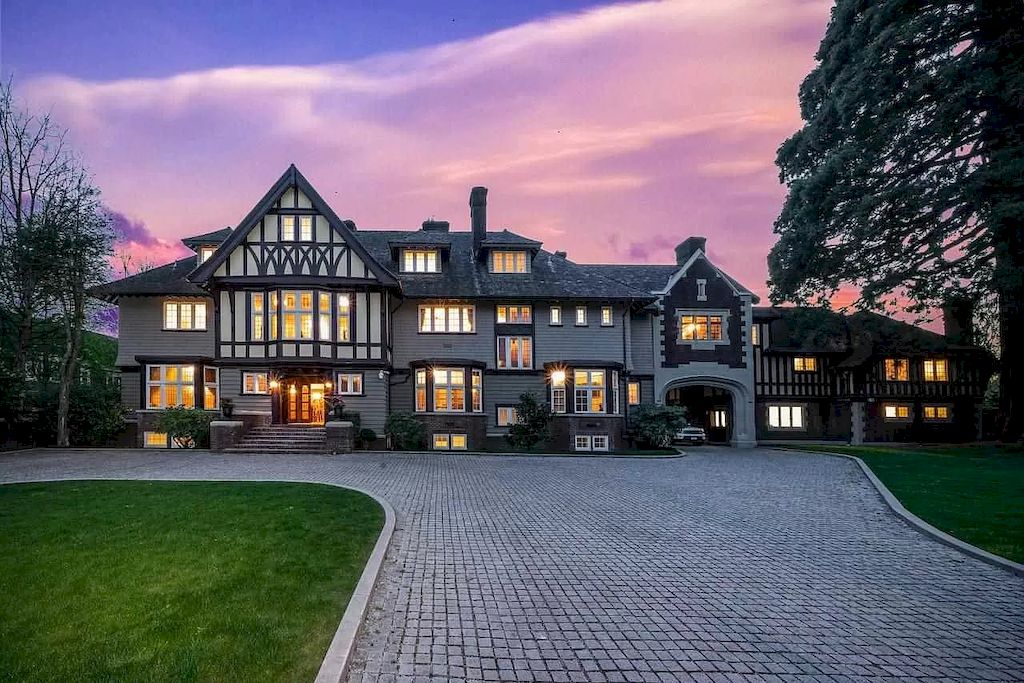 The Tudor Revival Mansion in Vancouver is a magnificent home now available for sale. This home is located at 3689 Selkirk St, Vancouver, BC V6H 2Y9, Canada