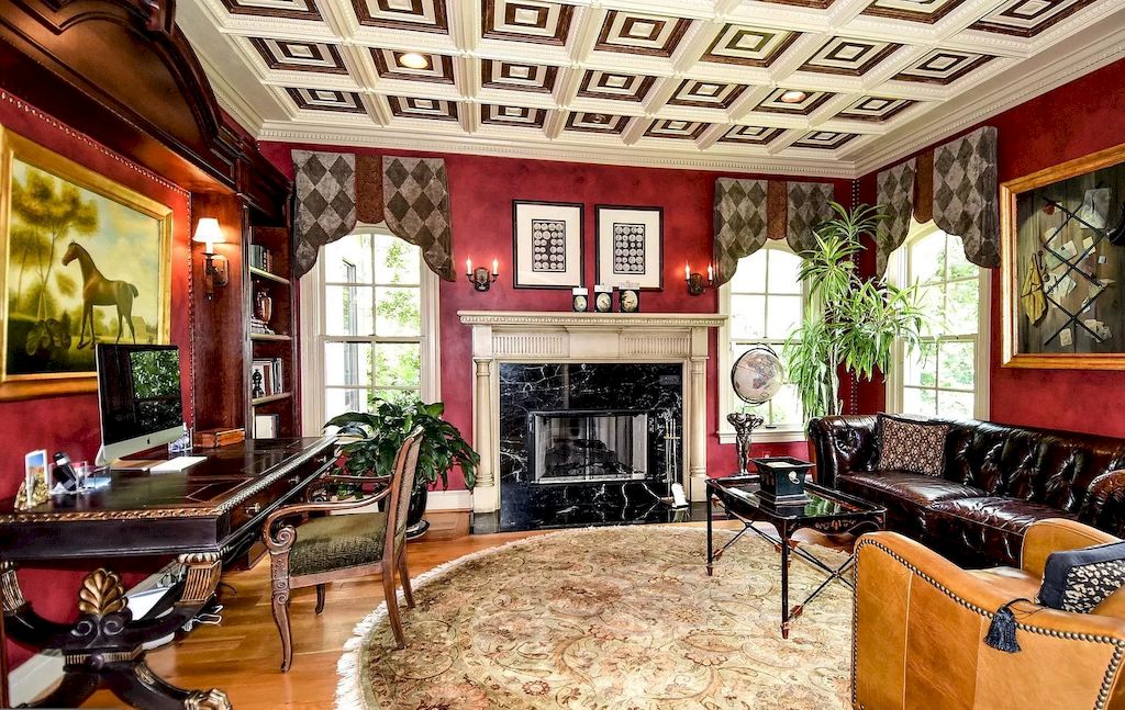This Maryland $3,375,000 Formidable Estate Emanates Warmth and Down-to-earth Sophistication