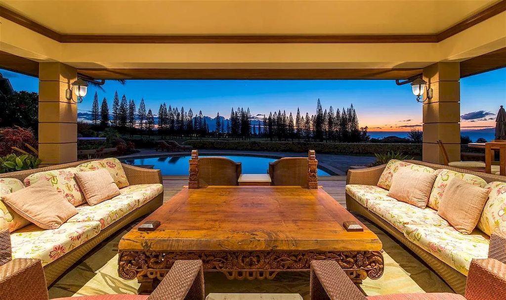 Fully Furnished Retreat of Unparalleled Quality and Craftsmanship in Hawaii listed for $8,995,000