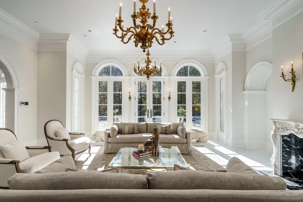 Discover Pure Luxury in this $5,500,000 French-inspired Manor in North Carolina
