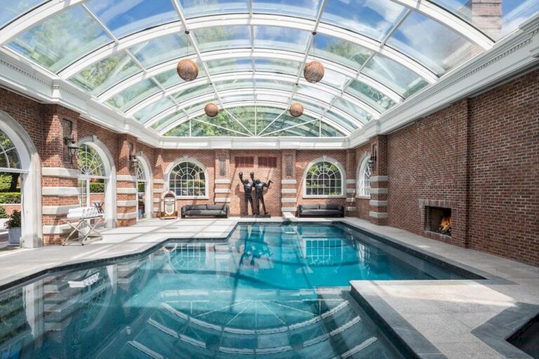 Brick Mansion of Luxury Living Spaces and Endless Recreation World in