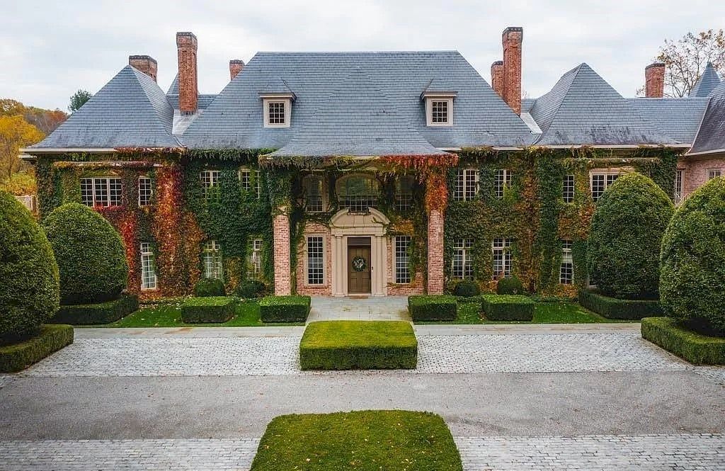 Connecticut Classic European Style Brick Chateau Built to High Aesthetic Standards Hits Market for $15,000,000