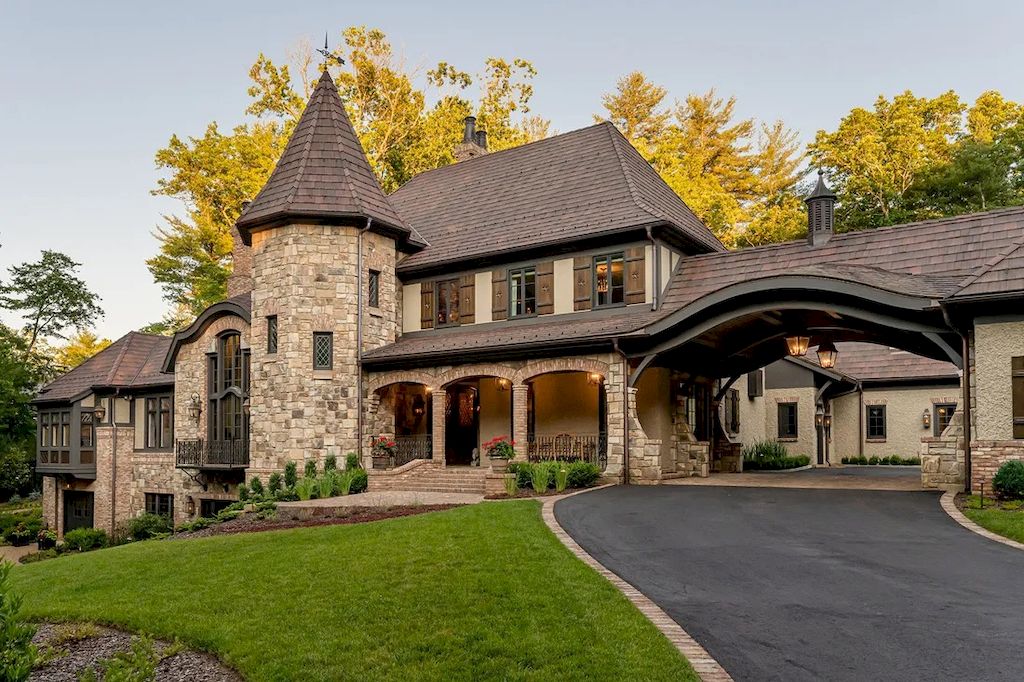 This $9,750,000 Stunning, New State-of-the-art Home in North Carolina Combines Historic Charm with Today Cutting-edge Smart 