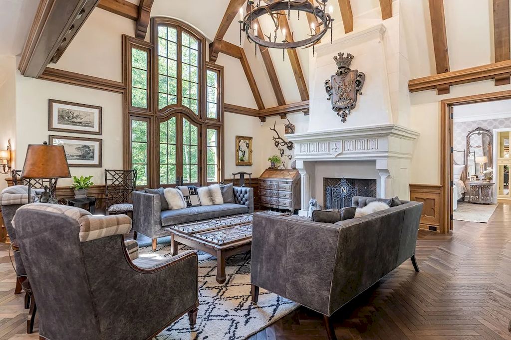 This $9,750,000 Stunning, New State-of-the-art Home in North Carolina Combines Historic Charm with Today Cutting-edge Smart 