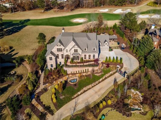 A Golfer’s Paradise: Exquisite Custom Home with Resort-Style Living in Milton, GA, Priced at $4,600,000