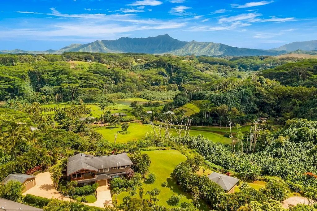 Fall in Love in Hawaii with this $2,895,000 Tropical Oasis of Contemporary Island-style Architecture and Breathtaking Valley Vistas
