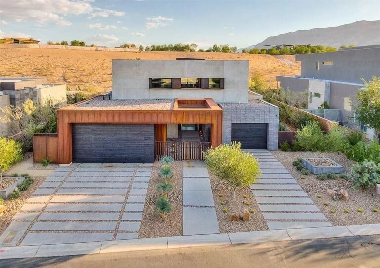 Beautifully Desert Contemporary Home In Nevada Designed By Renowned ...