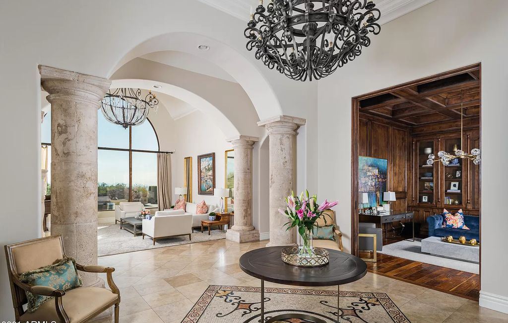 Exceptional Elegant European home in Arizona with Red Mountain views for Sale at $3,495,000