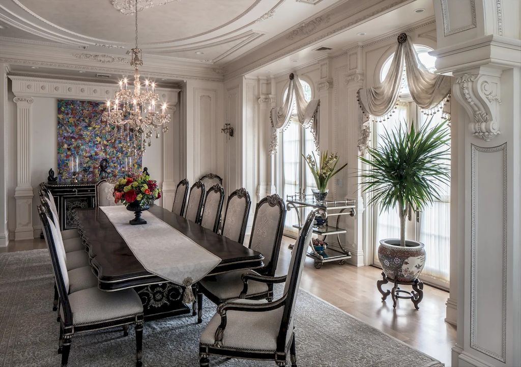 New Jersey Magnificent French-inspired Limestone Manor Listed for $25,000,000