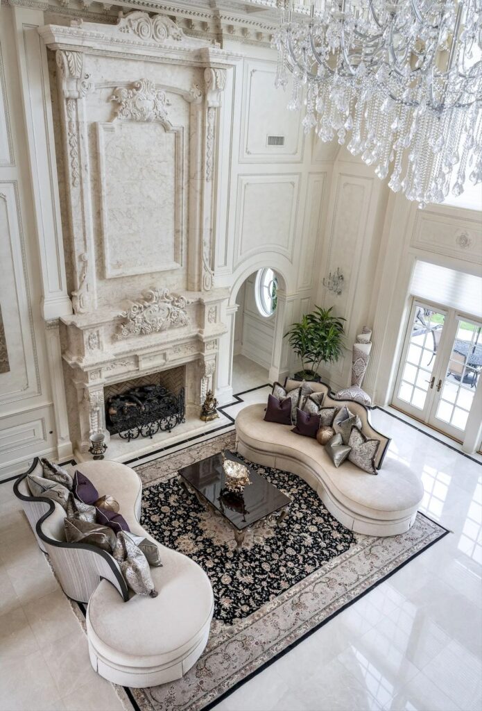 New Jersey Magnificent French-inspired Limestone Manor Listed for $25,000,000