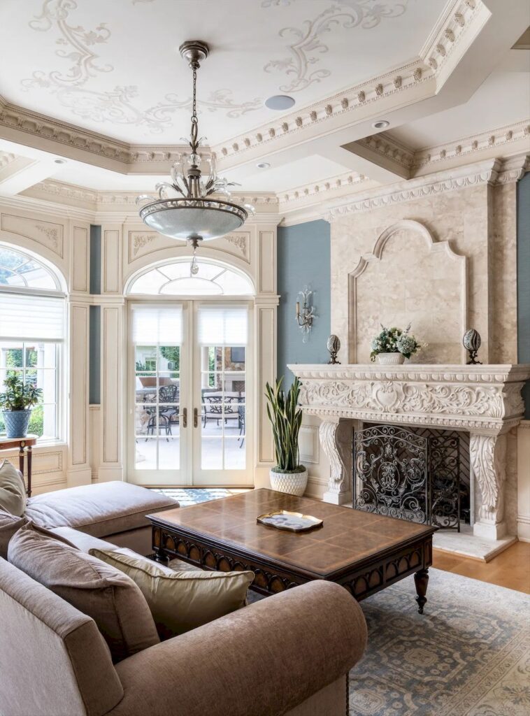 New Jersey Magnificent French-inspired Limestone Manor Listed for $25,000,000