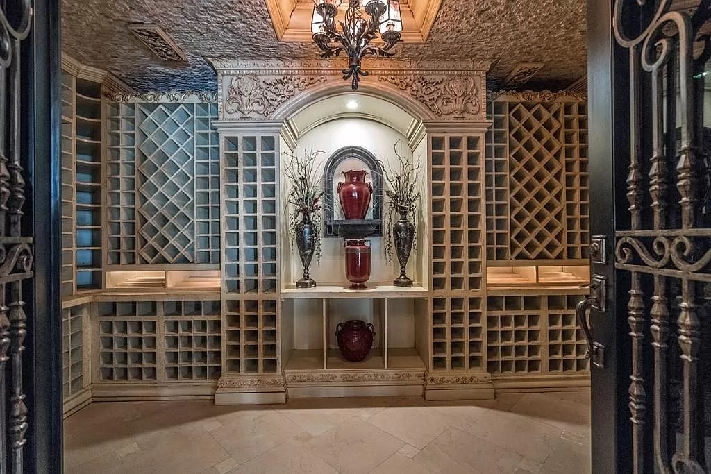 This $9,800,000 Mediterranean Masterpiece in Georgia Features Moroccan Hardwoods, Italian Tile, Ornate Floors and Ceilings