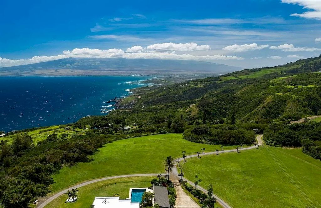 Indulge in Romantic Blue Ocean Views and Lush Tropical Landscapes of Hawaii from this $5,695,000 Estate