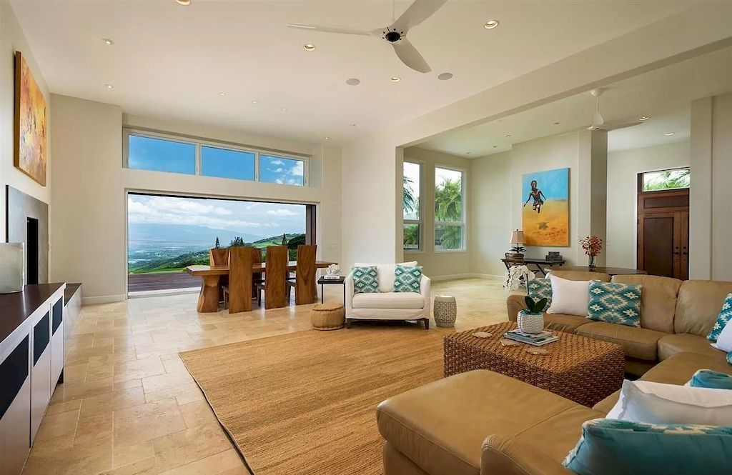 Indulge in Romantic Blue Ocean Views and Lush Tropical Landscapes of Hawaii from this $5,695,000 Estate