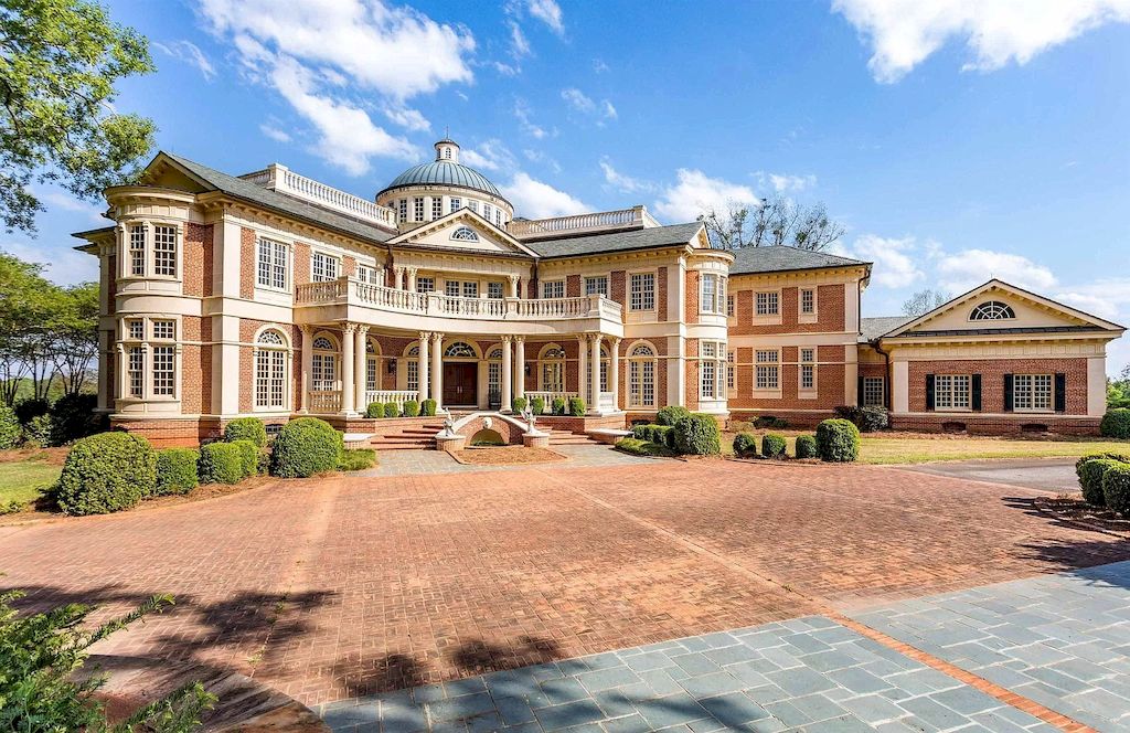 Built to the Highest Commercial Standards, Georgian Architecture-inspired Manor in Georgia Priced at $18,750,000