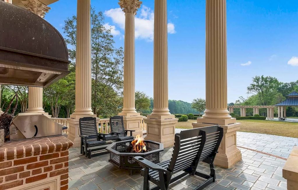 Built to the Highest Commercial Standards, Georgian Architecture-inspired Manor in Georgia Priced at $18,750,000