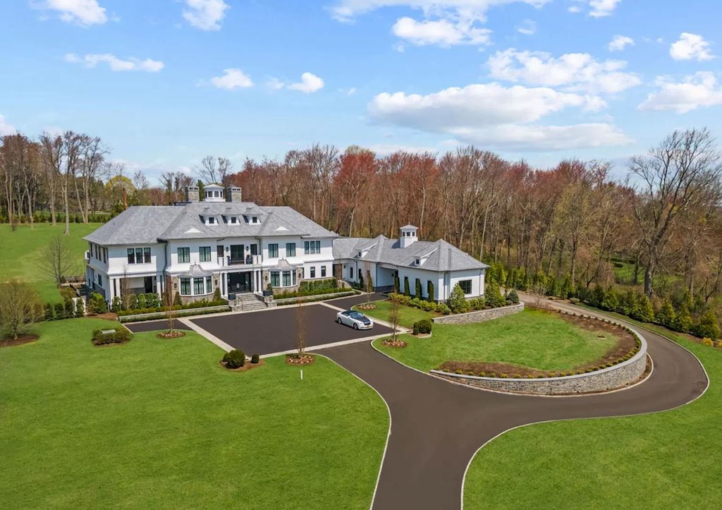 Modern Glamour Seen with Elegance and Exquisite Finishes in this $17,500,000 Custom Built Estate in Connecticut