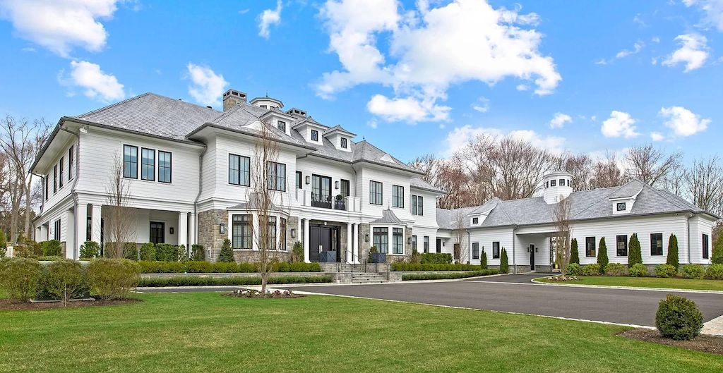 Modern Glamour Seen with Elegance and Exquisite Finishes in this $17,500,000 Custom Built Estate in Connecticut