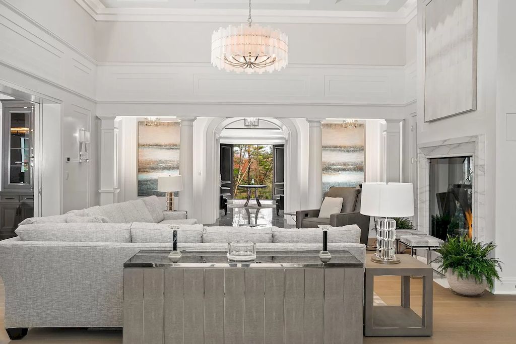 Modern Glamour Seen with Elegance and Exquisite Finishes in this $17,500,000 Custom Built Estate in Connecticut