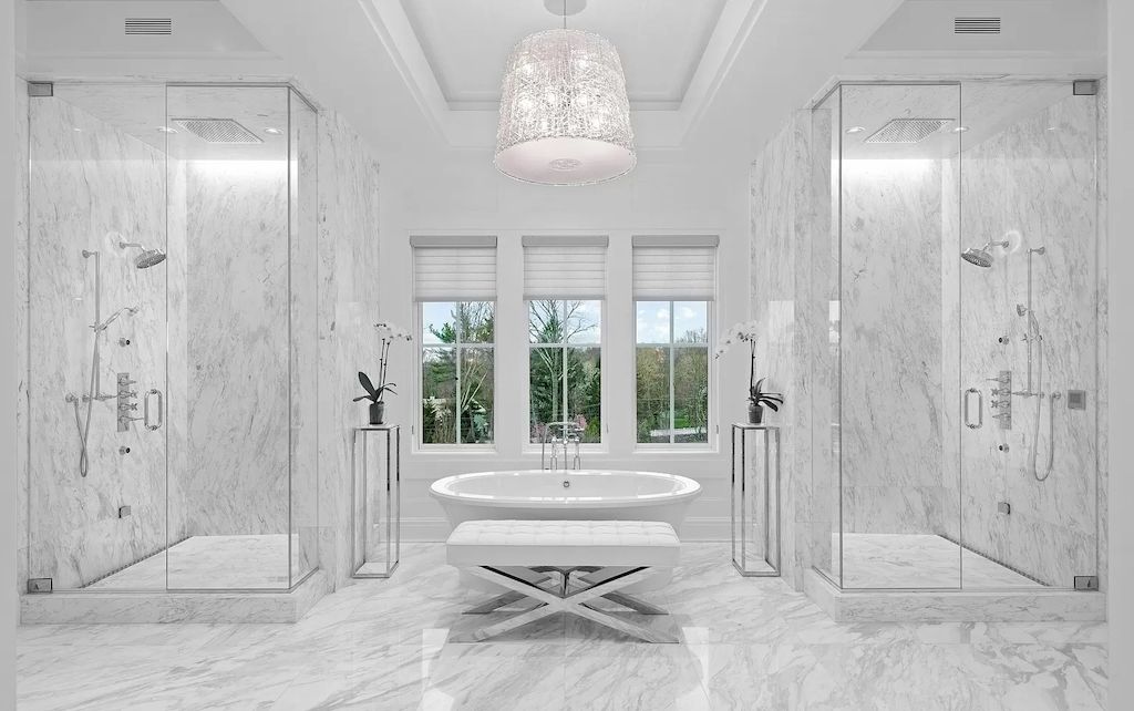 Modern Glamour Seen with Elegance and Exquisite Finishes in this $17,500,000 Custom Built Estate in Connecticut