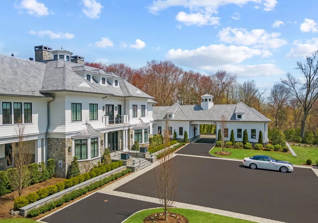 Modern Glamour Seen with Elegance and Exquisite Finishes in this $17,500,000 Custom Built Estate in Connecticut