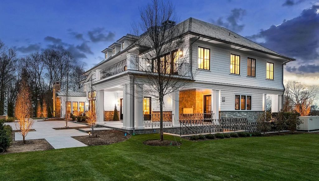 Modern Glamour Seen with Elegance and Exquisite Finishes in this $17,500,000 Custom Built Estate in Connecticut