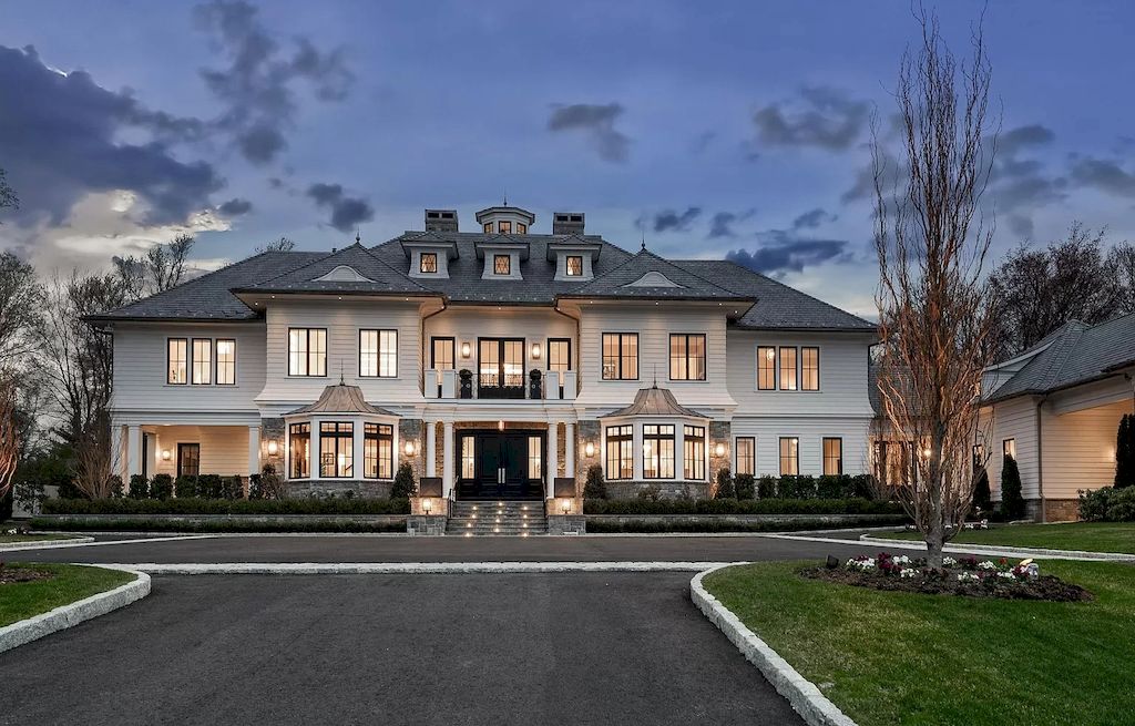 Modern Glamour Seen with Elegance and Exquisite Finishes in this $17,500,000 Custom Built Estate in Connecticut