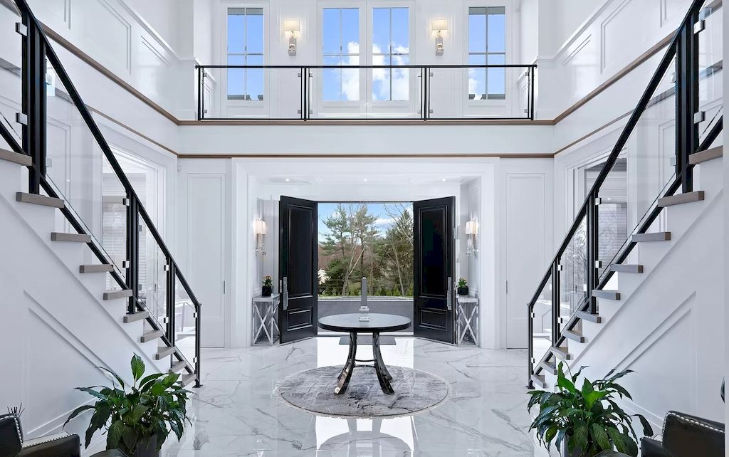 Modern Glamour Seen with Elegance and Exquisite Finishes in this $17,500,000 Custom Built Estate in Connecticut