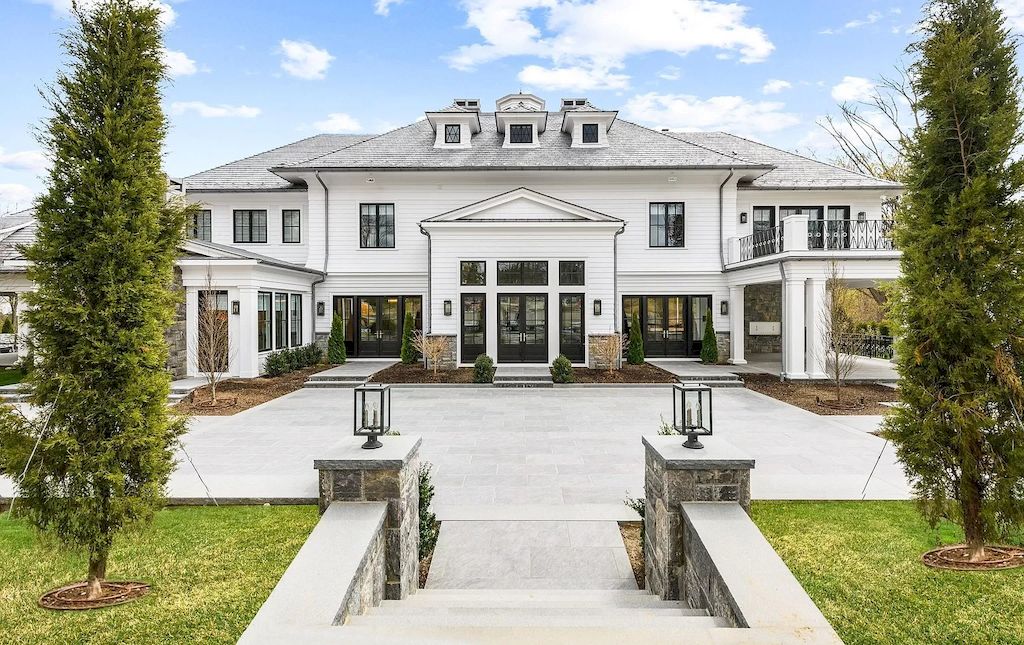 Modern Glamour Seen with Elegance and Exquisite Finishes in this $17,500,000 Custom Built Estate in Connecticut