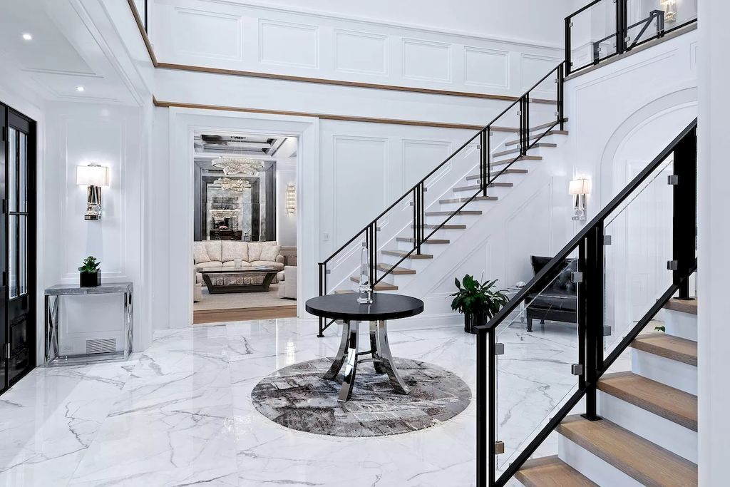 Modern Glamour Seen with Elegance and Exquisite Finishes in this $17,500,000 Custom Built Estate in Connecticut