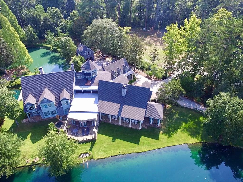 Enjoy Lake-front Living in this $9,700,000 Exceptional and One-of-a-kind Resort Style Estate in Georgia