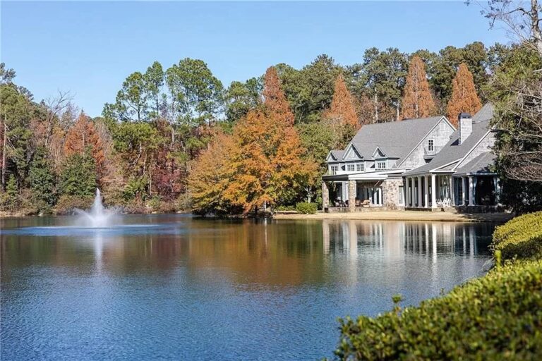 Enjoy Lake-front Living in this Exceptional and One-of-a-kind Resort Style Estate in Georgia