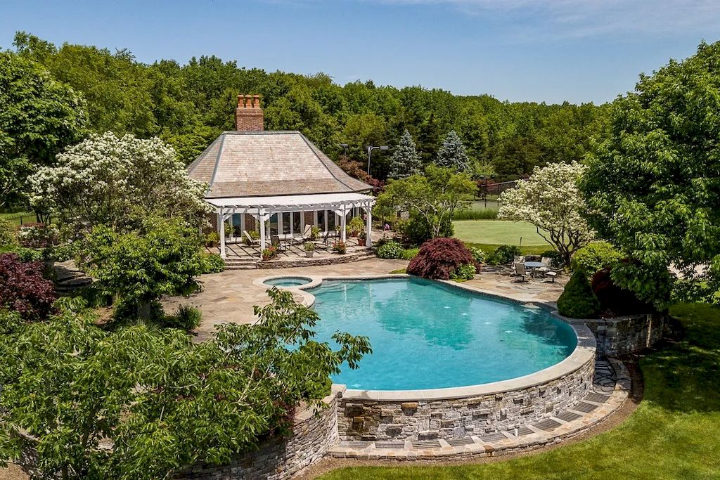 Weekend Escape with Loved Ones in this $9,750,000  Garden State Manor in New Jersey