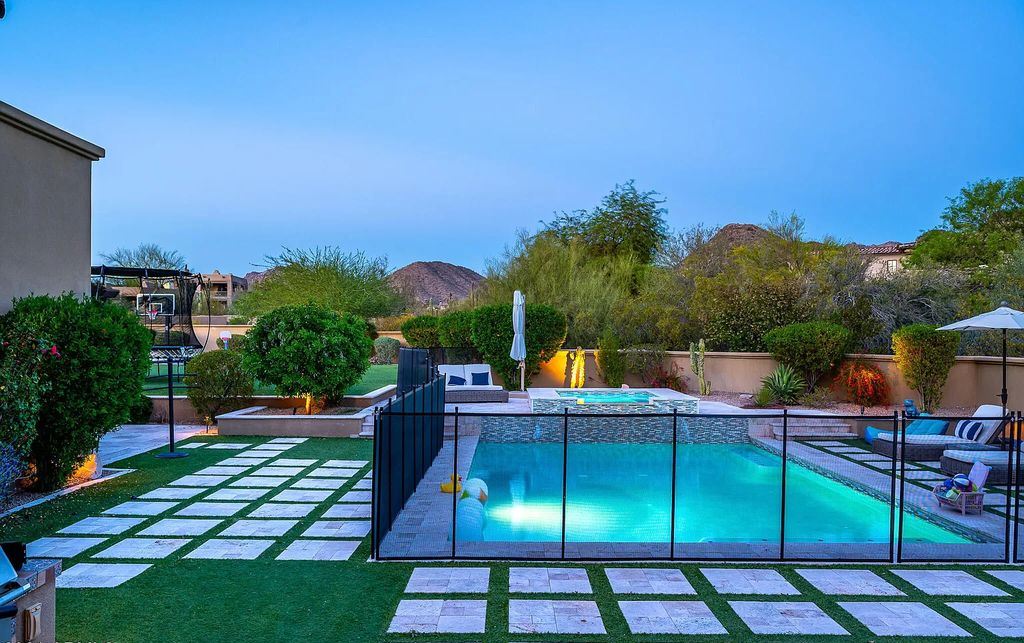Gorgeous fully furnished house in Arizona with a heated pool and spa asks for $5,750,000