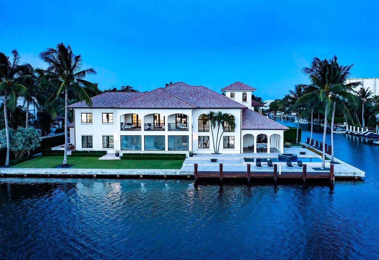 Magnificent Delray Beach Estate With Waterfront Views Offers The 