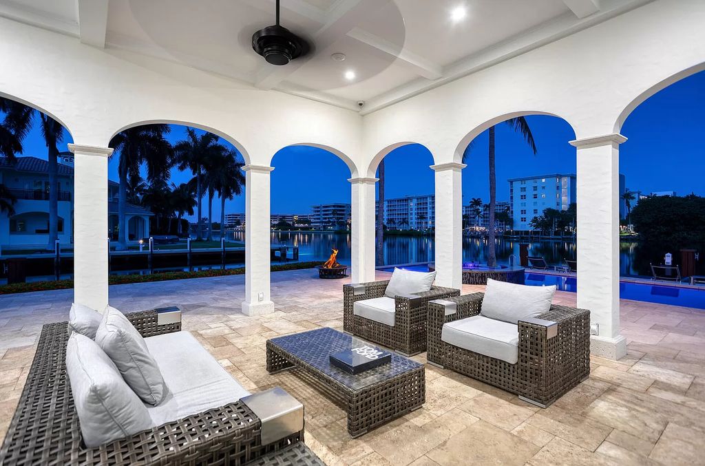 The Delray Beach Home is an architectural masterpiece recently completely reimagined and renovated with every amenity now available for sale. This home located at 1002 Lewis Cv, Delray Beach, Florida