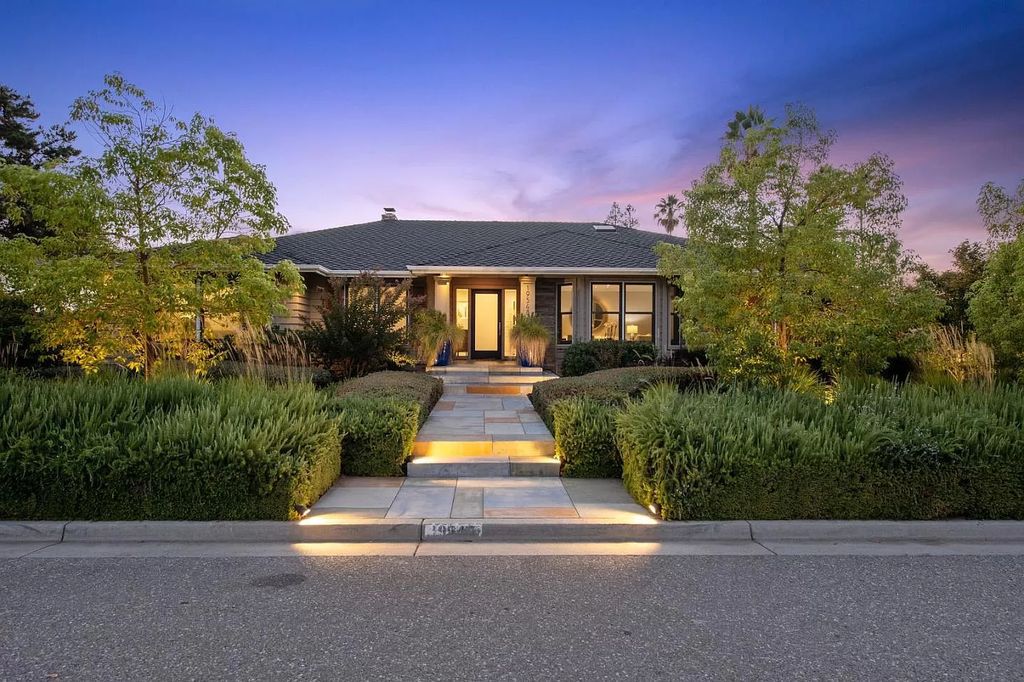 The Home in Saratoga is a sophisticated and stylish estate with lush landscaping inviting space for relaxing and entertaining now available for sale. This home located at 19548 Chardonnay Ct, Saratoga, California