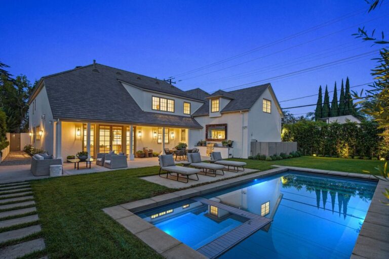 An Exquisitely Renovated Home on The Most Coveted Street in Beverly Hills Asking $10,595,000
