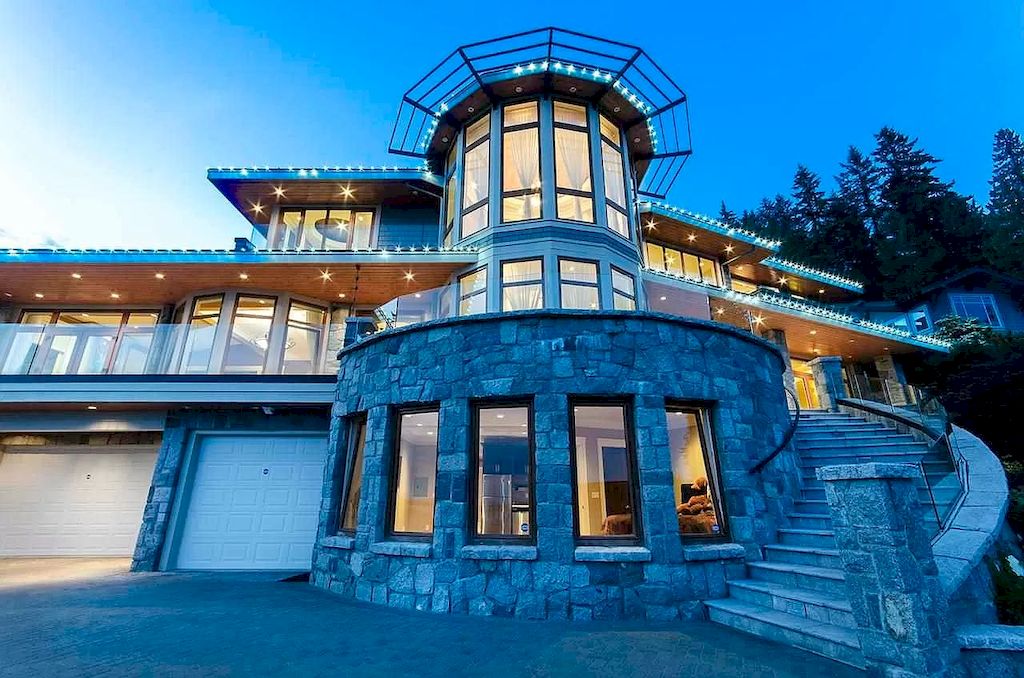 The Dream Mansion in West Vancouver has beautifully landscaped garden and the most amazing view imaginable now available for sale. This home is located at 2511 Marr Creek Ct, West Vancouver, BC V7S 0A3, Canada