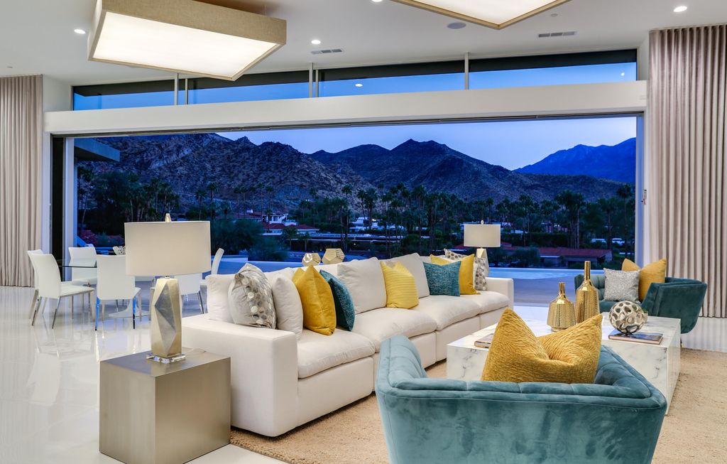The Home in Rancho Mirage designed by Brian Foster Designs to be built on this monumental one acre Gated Estate lot now available for sale. This home located at 1 W Mountain Vista Ct, Rancho Mirage, California